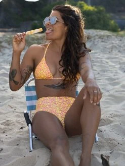 Dollboxx Bambi Y Back String Bikini Top - Savage Yellow/Pink -Dollboxx Import Shop Bambi Y Back String Bikini Top Savage YellowPink Swimwear dollboxx 8 17a05137 d2cc 4384 9c30 45f103ba126b