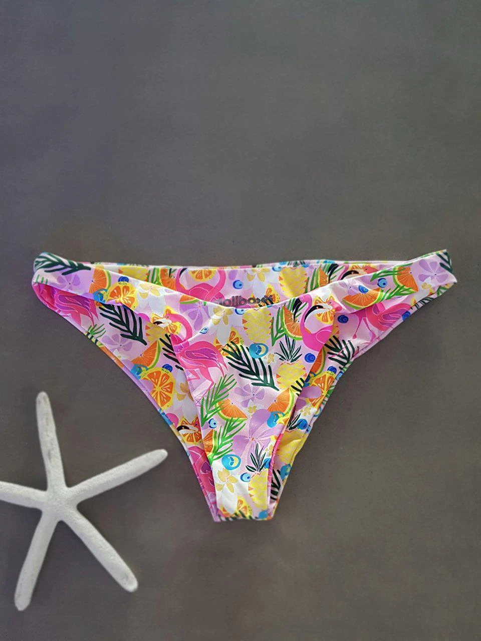 Dollboxx Betty Cheeky Bikini Bottom - Flamingo Dance 1 Dollboxx Betty Cheeky Bikini Bottom - Flamingo Dance