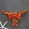 Dollboxx Booty Pop Bow Bikini Bottom - Fierce/Bronze