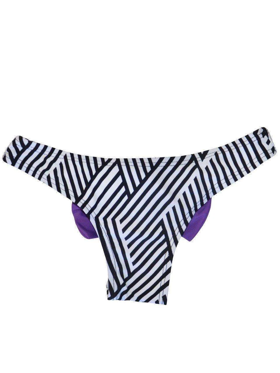 Dollboxx Booty Pop Bow Bikini Bottom - Monochrome Purple 7 Dollboxx Booty Pop Bow Bikini Bottom - Monochrome Purple - Image 7