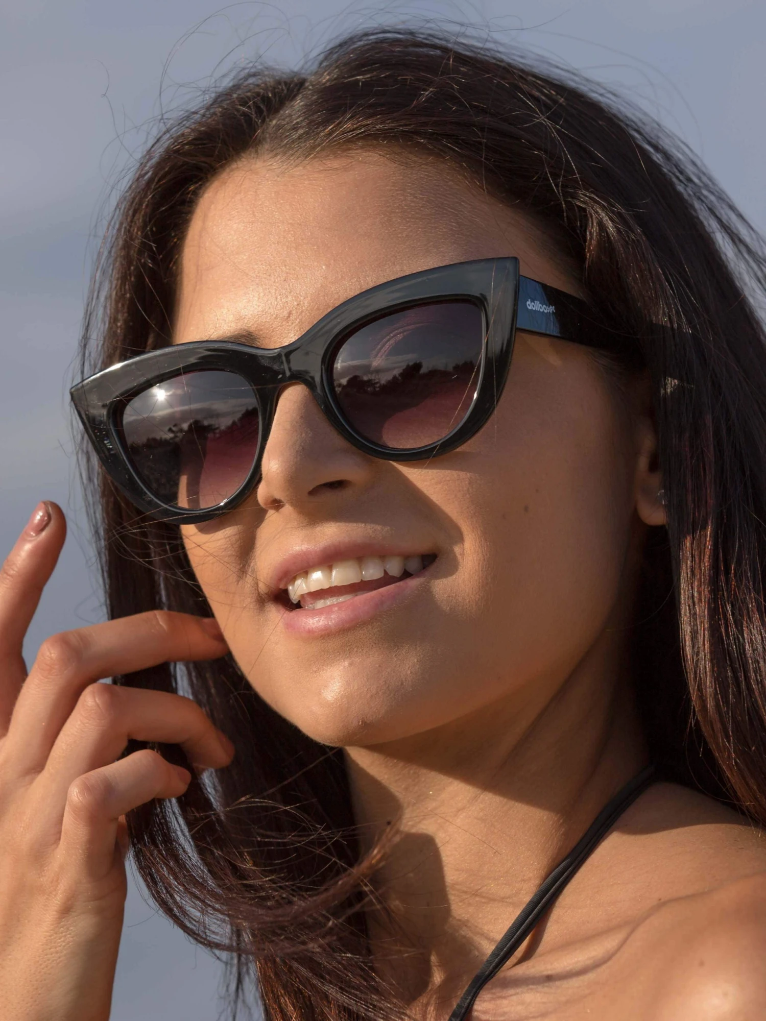 Dollboxx Chloe - Black Sunglasses 3 Dollboxx Chloe - Black Sunglasses - Image 3