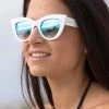 Dollboxx Chloe - White Blue Sunglasses