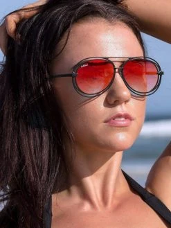 Dollboxx Downtown - Lava Sunglasses