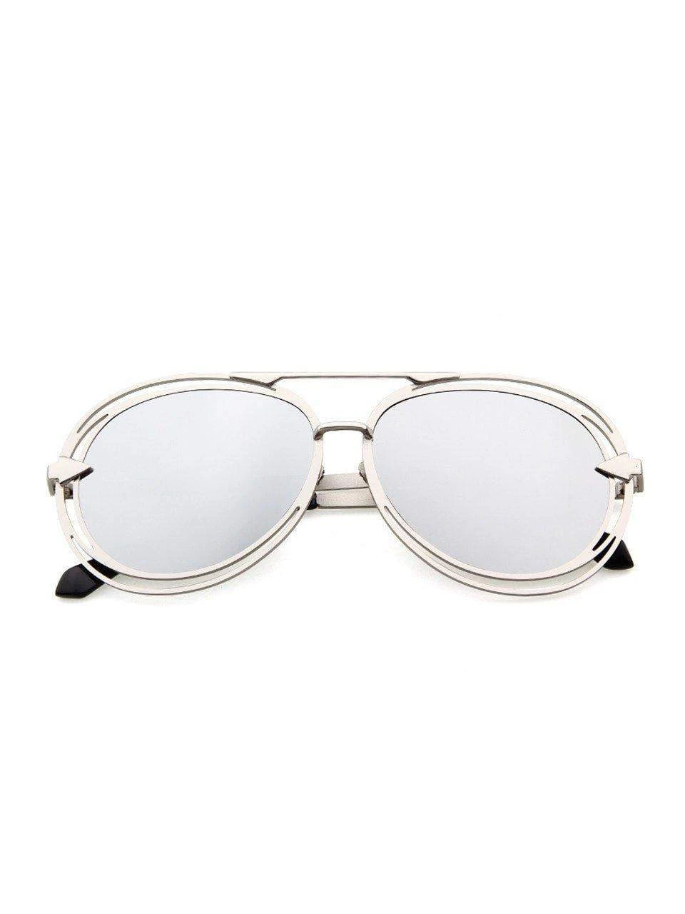 Dollboxx Downtown - Silver Sunglasses 1 Dollboxx Downtown - Silver Sunglasses