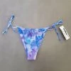 Dollboxx Drawstring Itsy Bikini Bottom - Tie Dye Blue