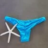 Dollboxx Flaunt It Cheeky Bikini Bottom - Blue