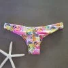 Dollboxx Flaunt It Cheeky Bikini Bottom - Flamingo Dance