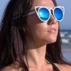 Dollboxx Fleek - Blue Crystal Sunglasses
