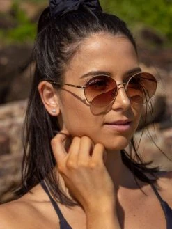 Dollboxx Freedom - Brown on Gold Sunglasses -Dollboxx Import Shop Freedom Brown on Gold Sunglasses Sunglasses dollboxx 6 1447dc7c 543b 45f7 a9d3 512f54c4b2fe