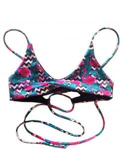 Dollboxx Reversible Adjustable Bralette Bikini Top - Go-Go Flamingo -Dollboxx Import Shop Reversible Adjustable Bralette Bikini Top Go Go Flamingo Swimwear dollboxx 4 4f2f2432 1a0f 487e 9310 4895bc66ba26