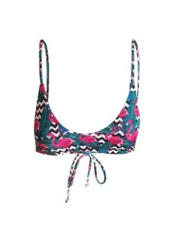Dollboxx Reversible Adjustable Bralette Bikini Top - Go-Go Flamingo -Dollboxx Import Shop Reversible Adjustable Bralette Bikini Top Go Go Flamingo Swimwear dollboxx 5 c9d6f80c 5676 420e aaef f5aece64ad5b