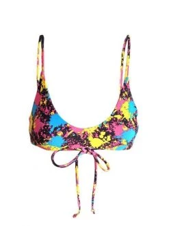 Dollboxx Reversible Adjustable Bralette Bikini Top - Paint Splash -Dollboxx Import Shop Reversible Adjustable Bralette Bikini Top Paint Splash Swimwear dollboxx 13 91fab6e0 25e3 472f adc2 030c50aba005