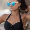 Dollboxx Slay White Luxe - Blue/Aqua Sunglasses