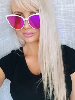 Dollboxx Slay White Luxe - Pink/Orange Sunglasses -Dollboxx Import Shop Slay White Luxe PinkOrange Sunglasses Sunglasses dollboxx 27 03af6d07 1b93 4ae0 b726 ebb0a6558153