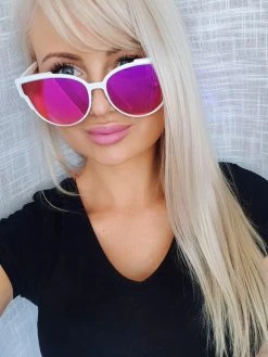 Dollboxx Slay White Luxe - Pink/Orange Sunglasses -Dollboxx Import Shop Slay White Luxe PinkOrange Sunglasses Sunglasses dollboxx 29 3ef6db08 7d05 459d a9f8 778efbe72c61