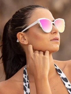 Dollboxx Slay White Luxe - Pink/Orange Sunglasses -Dollboxx Import Shop Slay White Luxe PinkOrange Sunglasses Sunglasses dollboxx 6 a3d4e2aa 259e 4241 8d4e 05be000b3784