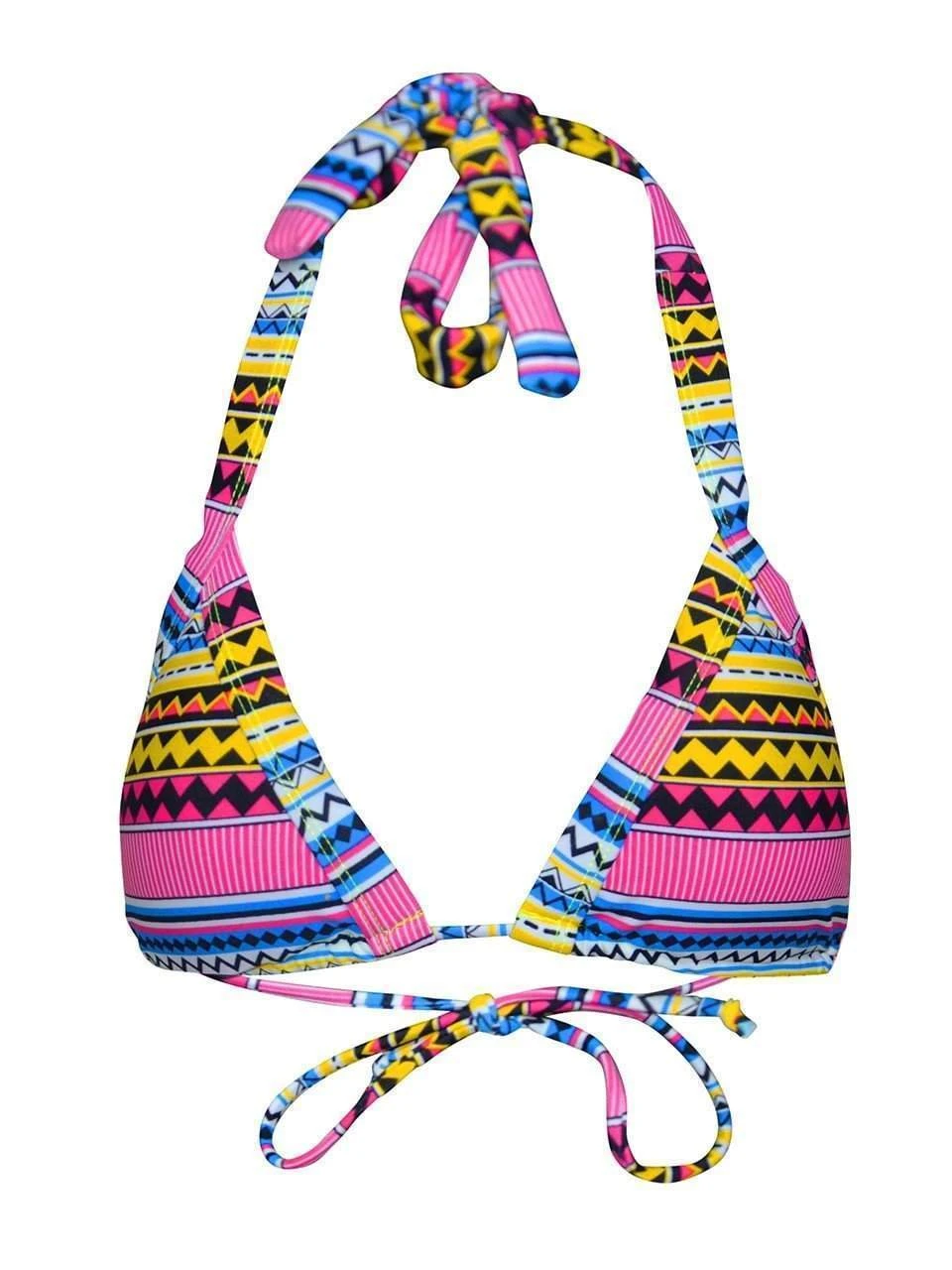 Dollboxx Slide Triangle Bikini Top - Fiji 9 Dollboxx Slide Triangle Bikini Top - Fiji - Image 9