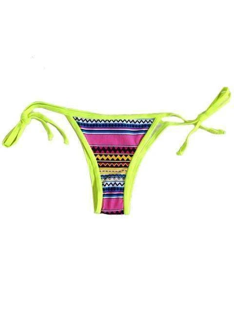 Dollboxx Tie Up Brazilian Bikini Bottom - Fiji 2 Dollboxx Tie Up Brazilian Bikini Bottom - Fiji - Image 2