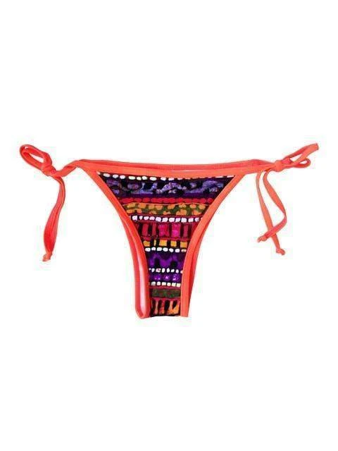 Dollboxx Tie Up Brazilian Bikini Bottom - Fire Dancer 2 Dollboxx Tie Up Brazilian Bikini Bottom - Fire Dancer - Image 2