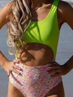 Dollboxx Tori One Piece - Cotton Candy / Lime -Dollboxx Import Shop Tori One Piece Cotton Candy Lime Swimwear dollboxx 12 d0f1288b b539 4c27 a3e7 e1e54f659bbe