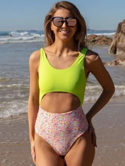 Dollboxx Tori One Piece - Cotton Candy / Lime -Dollboxx Import Shop Tori One Piece Cotton Candy Lime Swimwear dollboxx 19 2385adb6 222d 46df b86e e3472681bc37